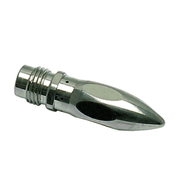 type 0690 08 nickel-plated brass COANDA effect booster nozzle with air screen, female thread